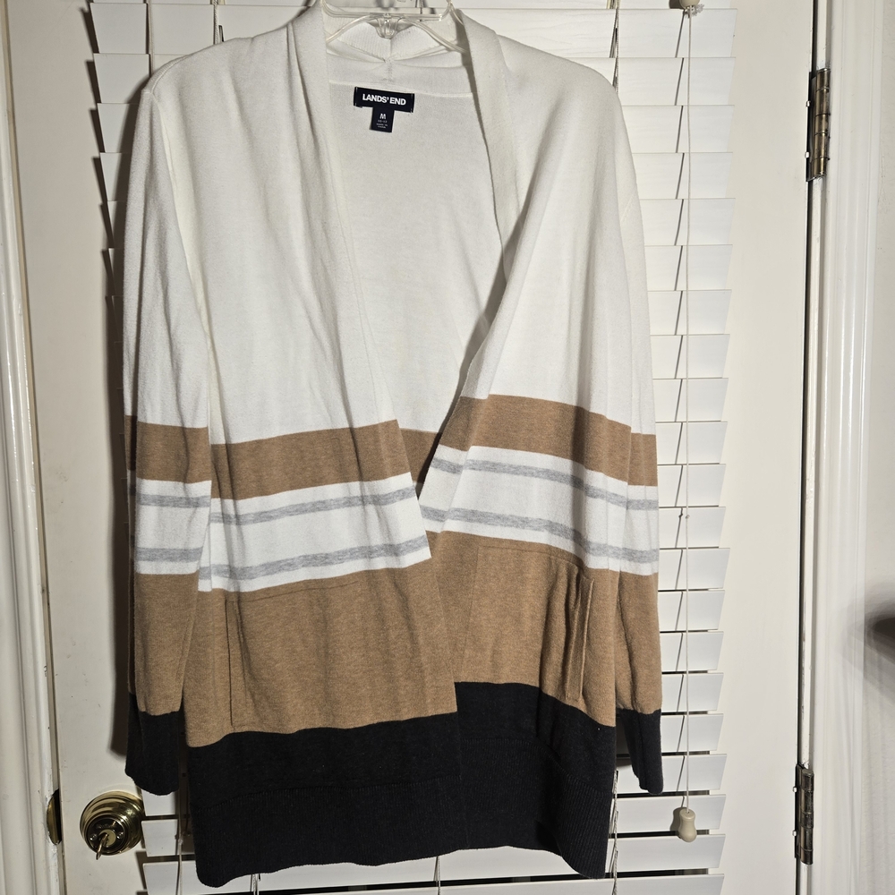 Lands' End‎ Women's Cardigan Sweater Minimalist Work
